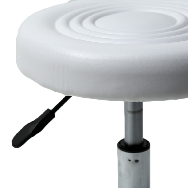 Okrągły stołek z liniami obrót stołek barowy PU skóra gąbka 360 stopni obracanie nowy HG99