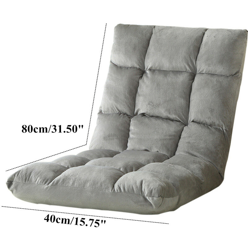 Leniwe sofy Tatami składane oparcie krzesło leżak fotel rozkładany Futon Bean Bag Puff Puff Couch Tatami salon 40x80cm