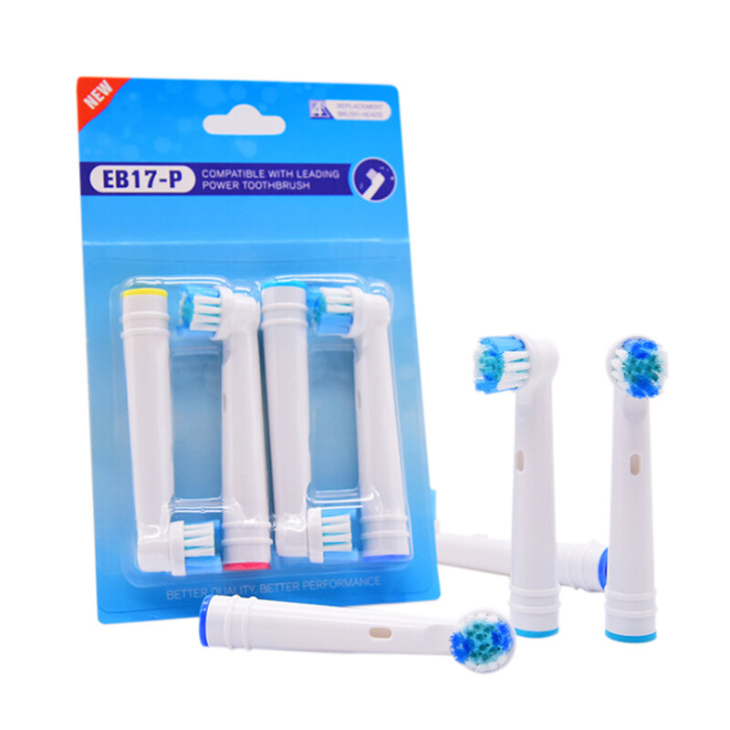 Têtes de brosse à dents électrique de remplacement universel, pour Oral B, soins d'hygiène, nettoyage, 4 pièces/lot