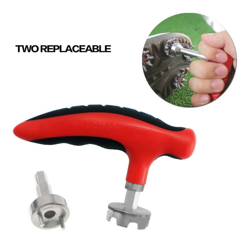 1Pc Plastic Golf Shoe Cleats Wrench Tool Golf Shoes Spike & Twist Nail Removal Practical Tools Spanner Ripper Golf Training Aids