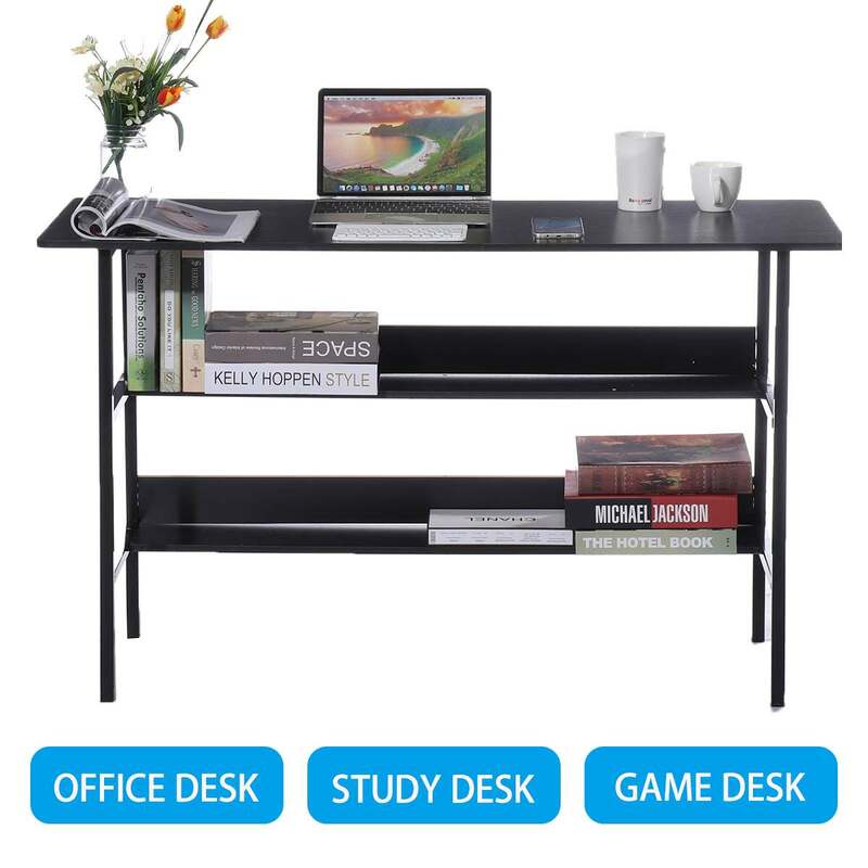 Nowoczesny prosty pulpit Notebook Office Home Lap podstawka do laptopa nocne biurko komputer stół do nauki z szuflada 120x45x73cm