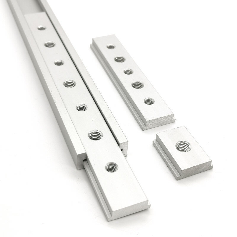 Aluminum M6/M8 T track Slot Slider Sliding Bar T Slot Nut For 30/45 Type T-Track Jigs Screw Slot Fastener Woodworking Tool