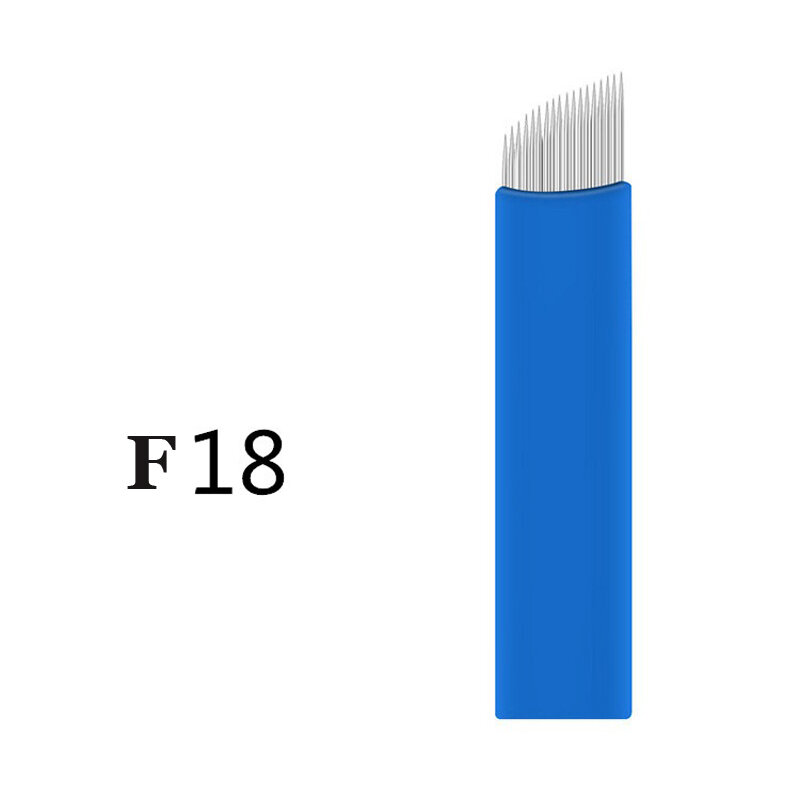 رقيقة 0.15/0.16/0.18 مللي متر/0.0.2/0.25 مللي متر 50 قطعة CF و U شكل تجميل دائم دليل الحاجب الوشم إبرة ل Tebori القلم