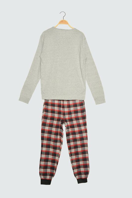 Trendyol Plaid Woven Pyjamas set THMAW21PT0358