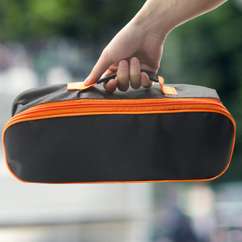 주최자 실용적인 휴대용 파우치 자동차 진공 청소기 도구 케이스 지퍼 핸들 내구성 스토리지 도구 가방
