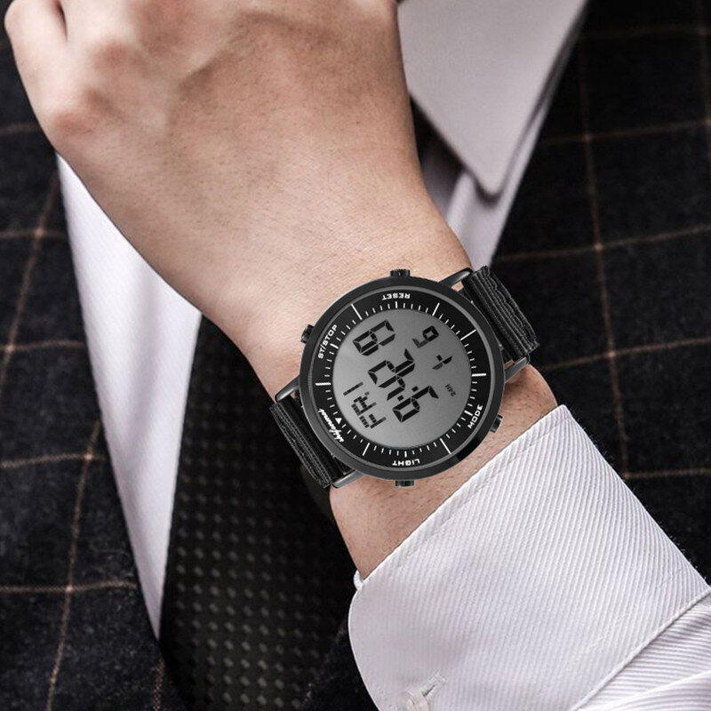 Цифровые часы мужские спортивные часы для мужчин водонепроницаемые многофункциональные наручные часы с будильником