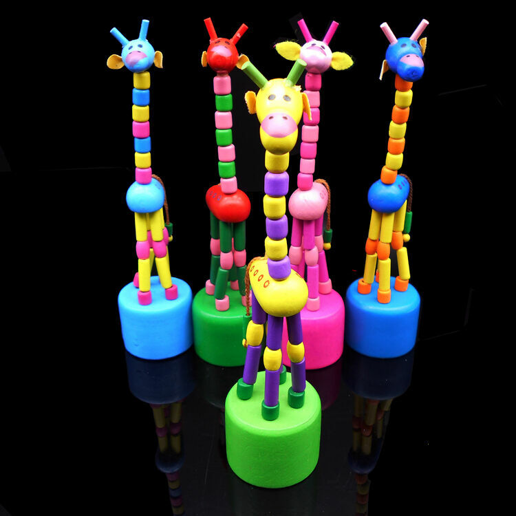 Baby Leren Speelgoed Houten Dier Giraffe Developmental Toy Kids Intellectuele Early Educatief Speelgoed