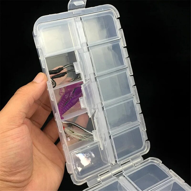 20 przegródek pudełko ze sprzętem wędkarskim przynęta organizator Box przynęty Case przechowywanie sprzętu Fisher Gear luzem nowe pudełka do przechowywania