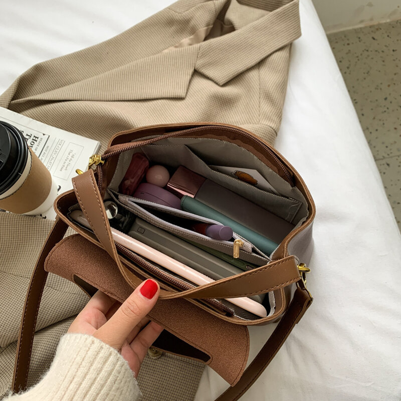 Borsa a tracolla per donna 2021 borsa a tracolla di design di lusso borsa a tracolla in pelle pu borsa e borsa da donna ad alta capacità