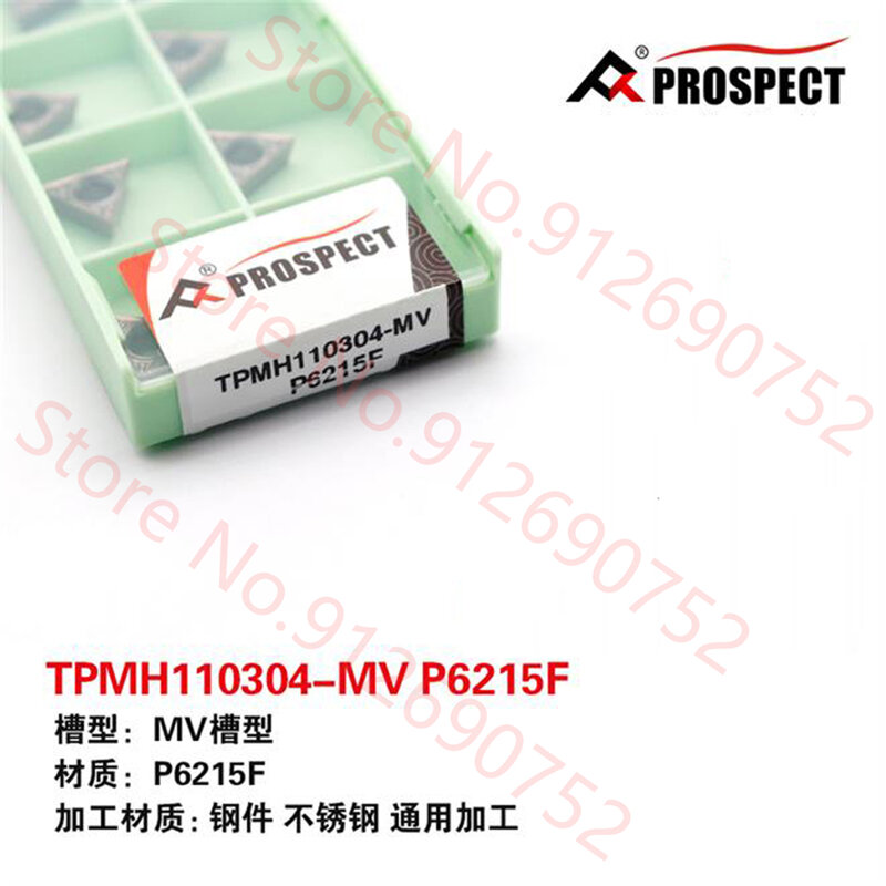 Vooruitzicht TPMH110304-MV P6215F Carbide Insert 10 Stks/doos