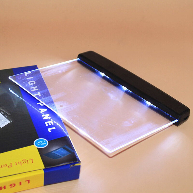 ความแปลกใหม่ LED Book Light FLAT PLATE Night Light แบบพกพาหอพักโคมไฟตั้งโต๊ะ LED ป้องกัน