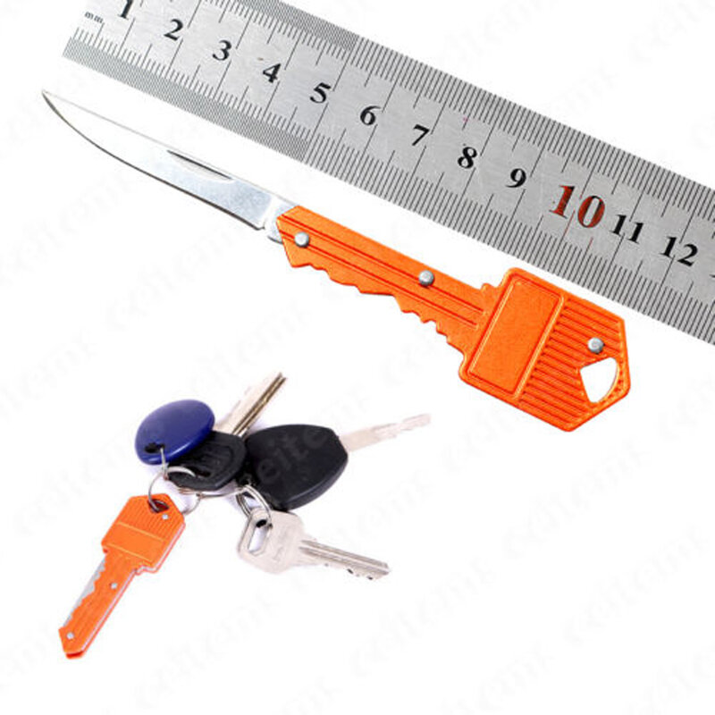 Multifuctional Outdoor Keyring Ring Mini Key Knife Fruit Keychain Foldable Key Chain Knife For Package Camp Box Package Openning