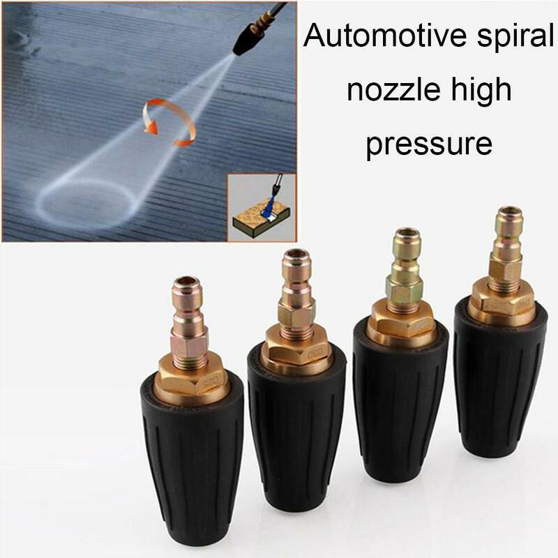 Rotating Dirt Blaster Turbo Nozzle With 1/4" Quick Release Plug Connector #035 For High Pressure Washers Car Washing Machine