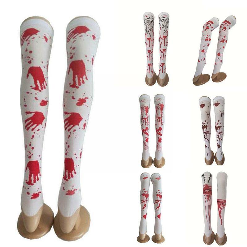 Кровавые носки костюм на Хэллоуин для женщин для вечерние маскарада на Хэллоуин кровавые чулки Косплей кровь одежда для медсестры зомби So ...