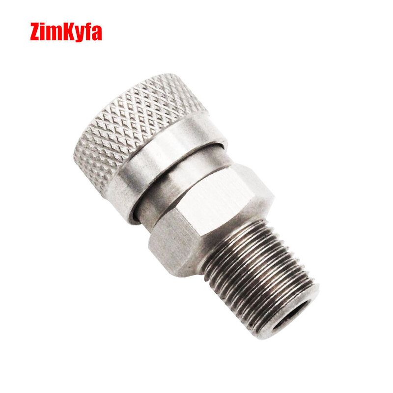 Paintball PCP Air Gun Rifle 8mm Copper/Stainless Quick Release Disconnect Coupler Fitting 1/8" NPT  Female Socket for Charging