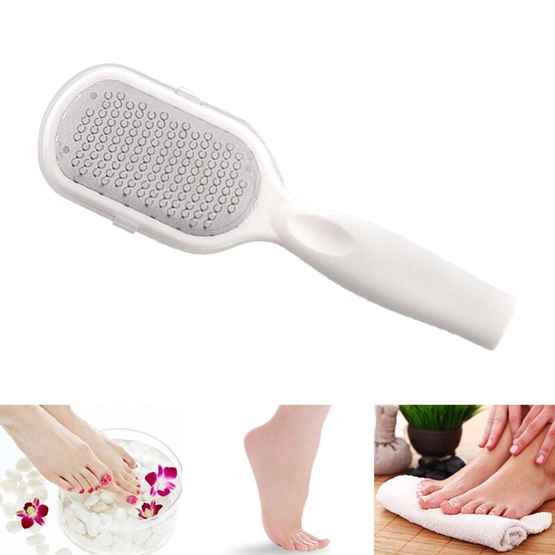 Foot Callus Remover Pedicure Scrubber Stainless Steel Foot Grater Heel File Hard Skin Rasp Grinding Foot File Remove Dead Skin