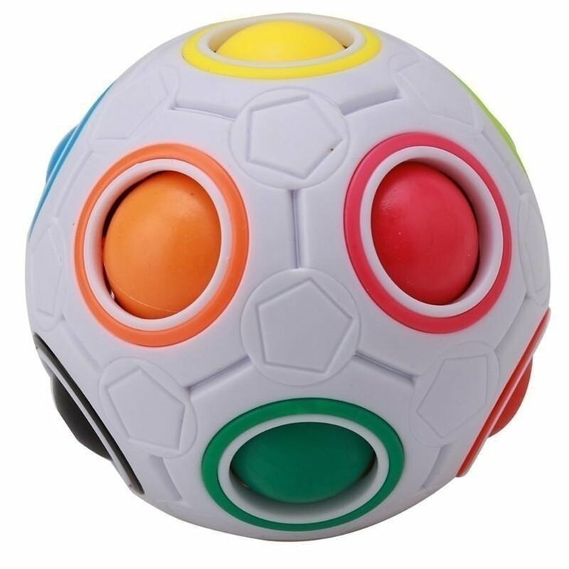 الإبداعية ماجيك قوس قزح الكرة مكعب سرعة لغز الكرة الاطفال التعليمية التعلم ألعاب مضحكة للأطفال الكبار الإجهاد المخلص