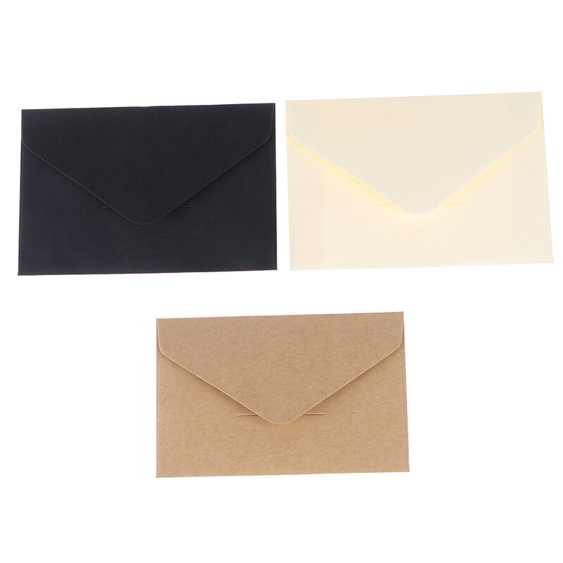 Envelopes de papel artesanal vintage, envelope estilo europeu para escola e escritório, 20 tamanhos
