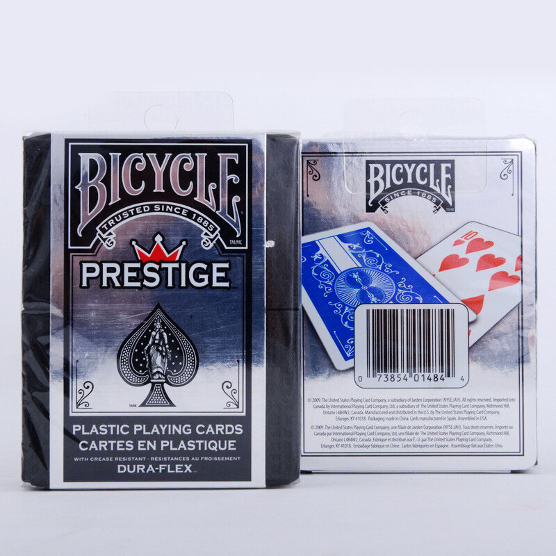 1 pçs cartões de bicicleta prestige plástico jogando cartas piloto regular volta cartão magia truque adereços coleção versão