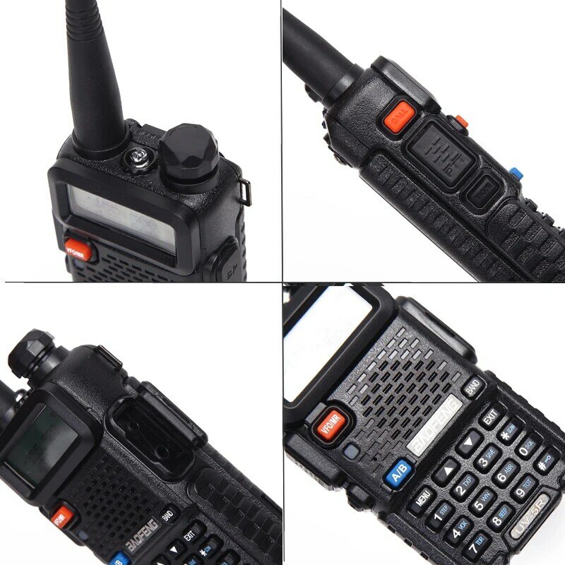 Baofeng – talkie-walkie Portable Pofung BF-UV5R, Radio bidirectionnelle double bande VHF/UHF, Radio Amateur pour la chasse UV-5R UV-82 PLUS, UV-9R