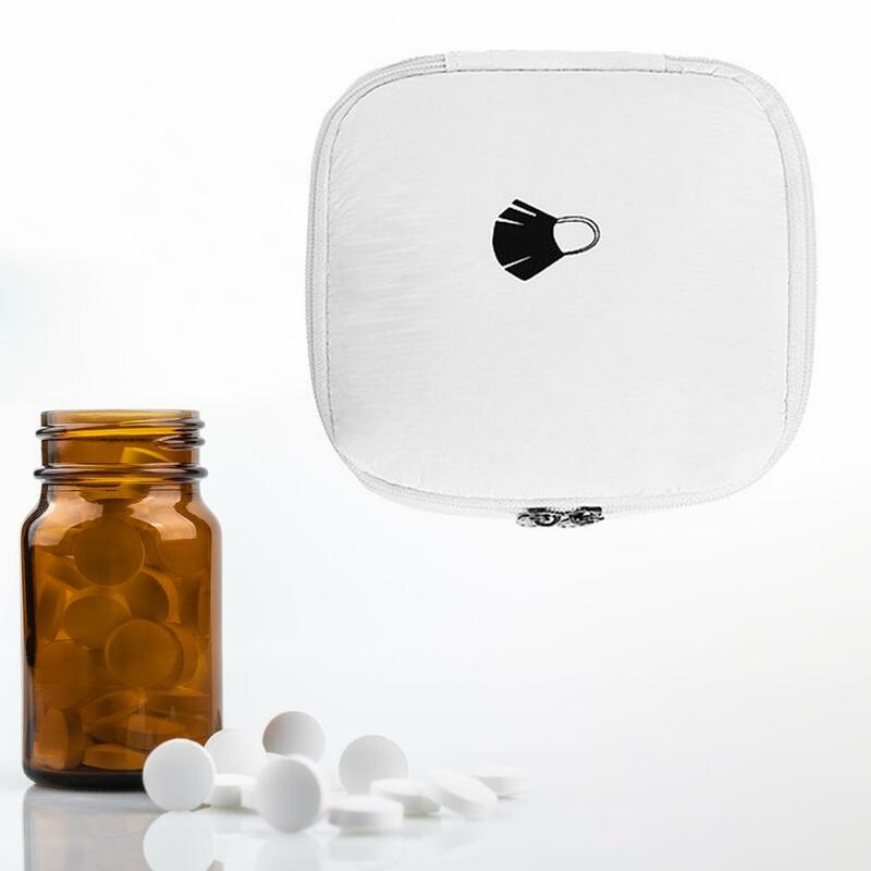 Tas Darurat Kualitas Tinggi Kertas Tahan Benturan Portabel Tablet Vitamin Pertolongan Pertama Kit untuk Perjalanan Mudah Dibawa