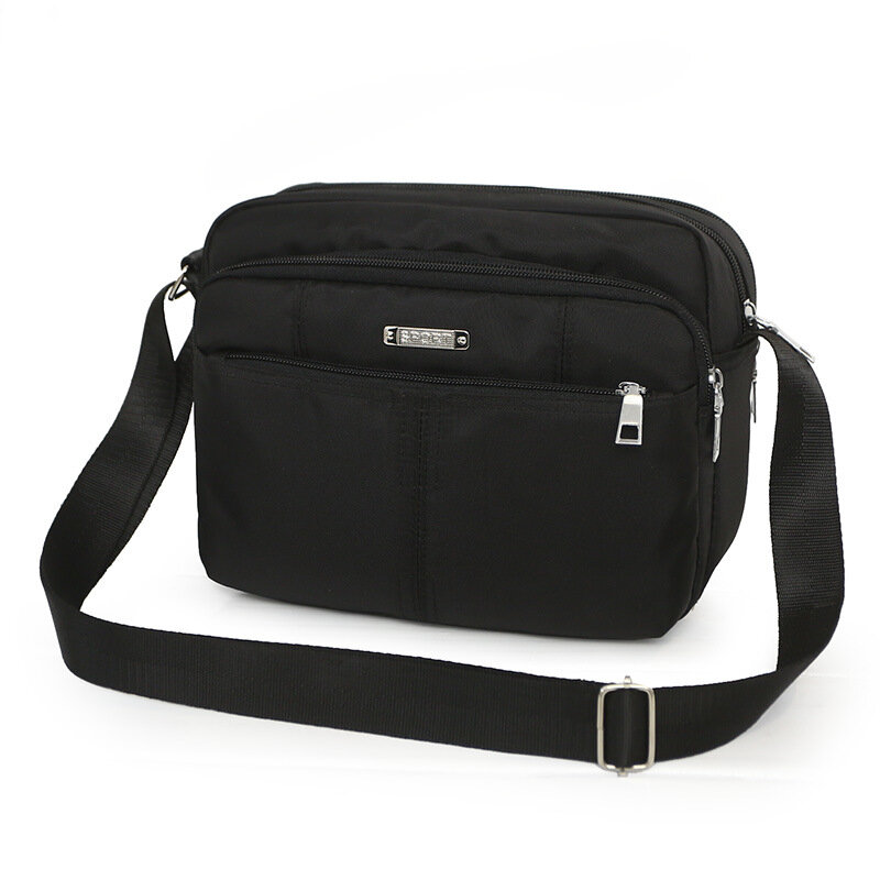 Men's Shoulder Bag Small Simple Nylon Messenger Bag Casual Small Bag The Aged Unisex Shoulder Bag Money Purses Crossbody bag