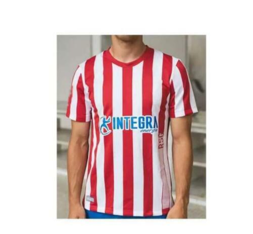 Real Sporting 2021 De Casa de 2022 camiseta para hombre y Camisetas deportivas. Gitón 20 21 De alta calidad