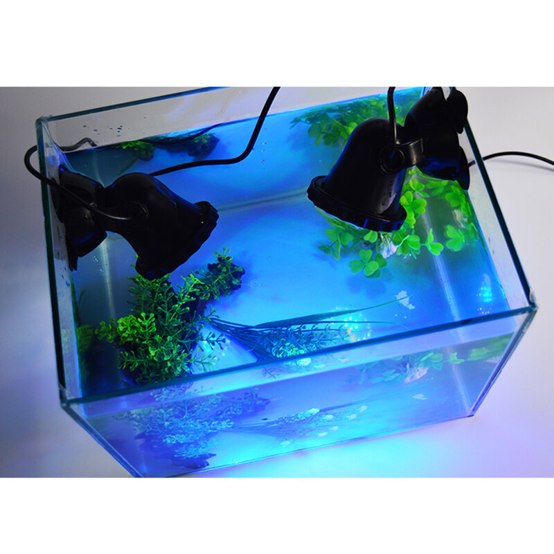LED RGB Underwater Aquarium Lamp with Remote Contorller IP68 Waterproof Aquarium Landscape Tank Fountain Pond Spotlight Adsorbed