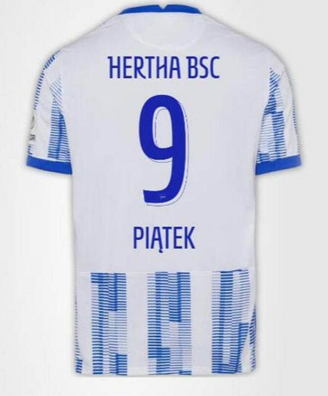 Camiseta de fútbol para mujer, ropa de deporte de 21, 22, Hertha, BSC, PIATEK, 2021, 2022