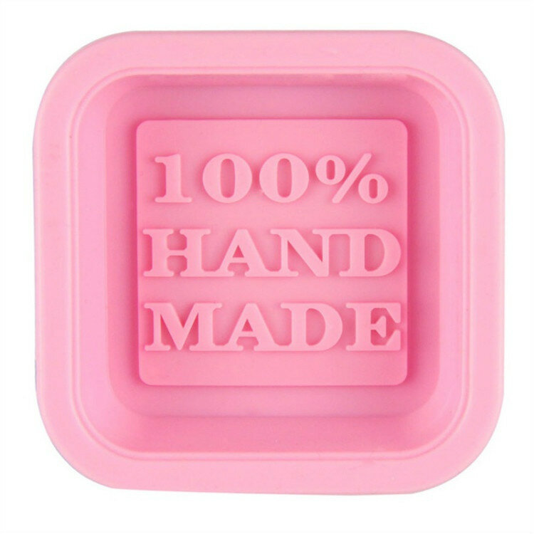 Cute Craft Art Square Silicone Oven Handmade Soap Molds DIY Soap Mold