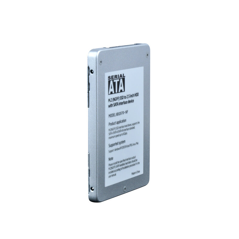 Carcasa M2 (NGFF) a SSD de 2,5 pulgadas con dispositivo de interfaz SATA, Caddy HD2570-NF