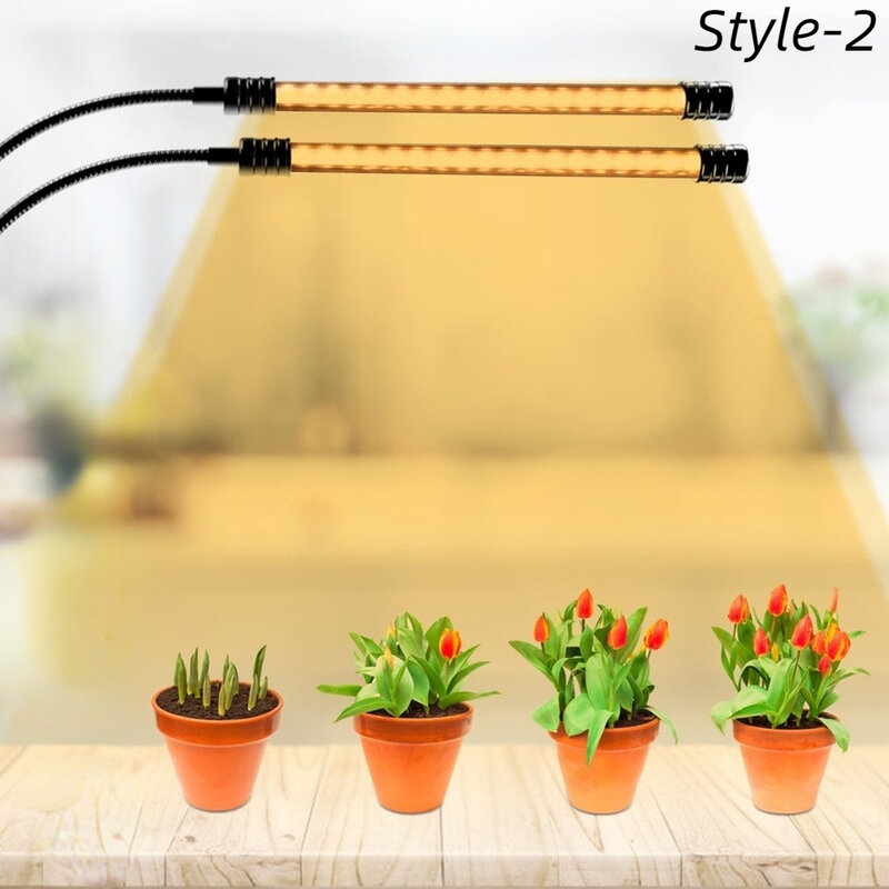 LED Grow ไฟโคมไฟ30W DC12V สำหรับดอกไม้ในร่มเต็นท์ Full Spectrum Phytolamp สี่หลอดไฟอัจฉริยะควบคุม