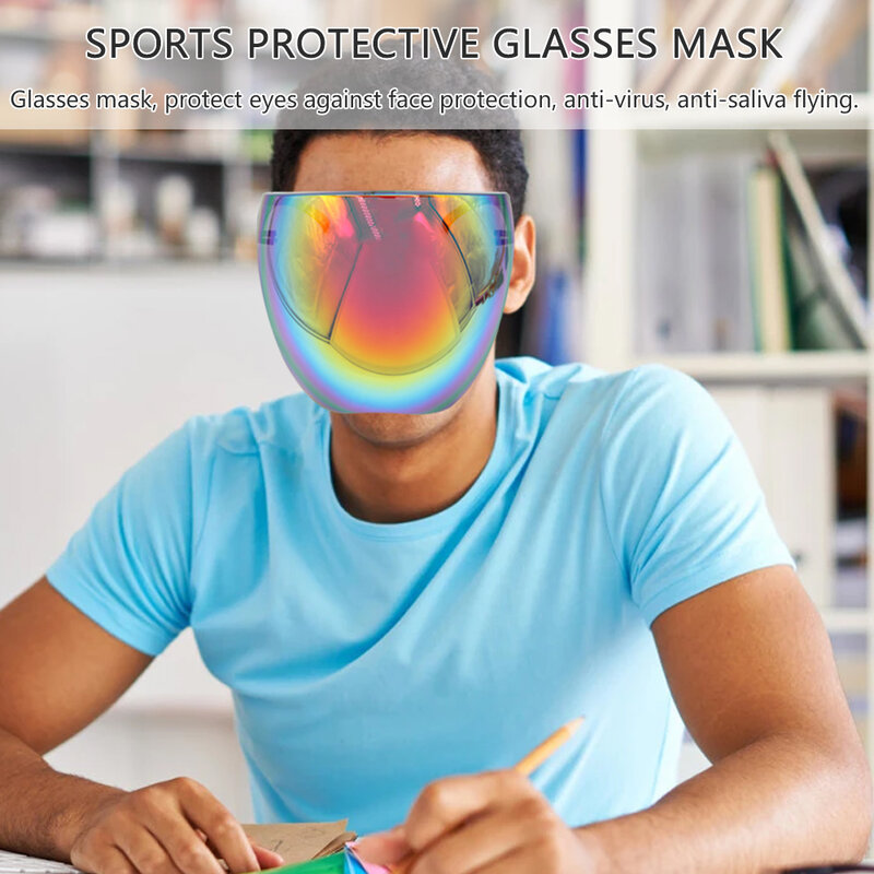pantalla facial protectora Antivaho de Seguridad Pantalla Facial Protectora para Hombres y Mujeres para Proteger los Ojos y la Cara Prueba de Viento Mascara Protectora Facial