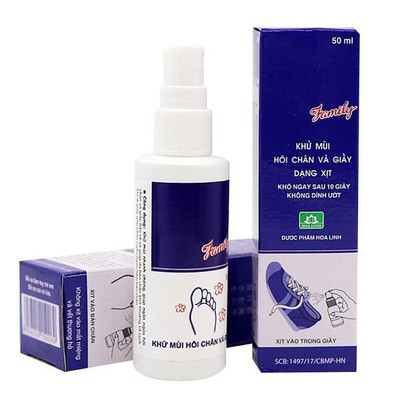 50ml Foot and Shoe Deodorant Odor Spray Deodorizer Shoes Bacterial Anti-fungal Anti Odor Deodorant Eliminates Refresher X6I0