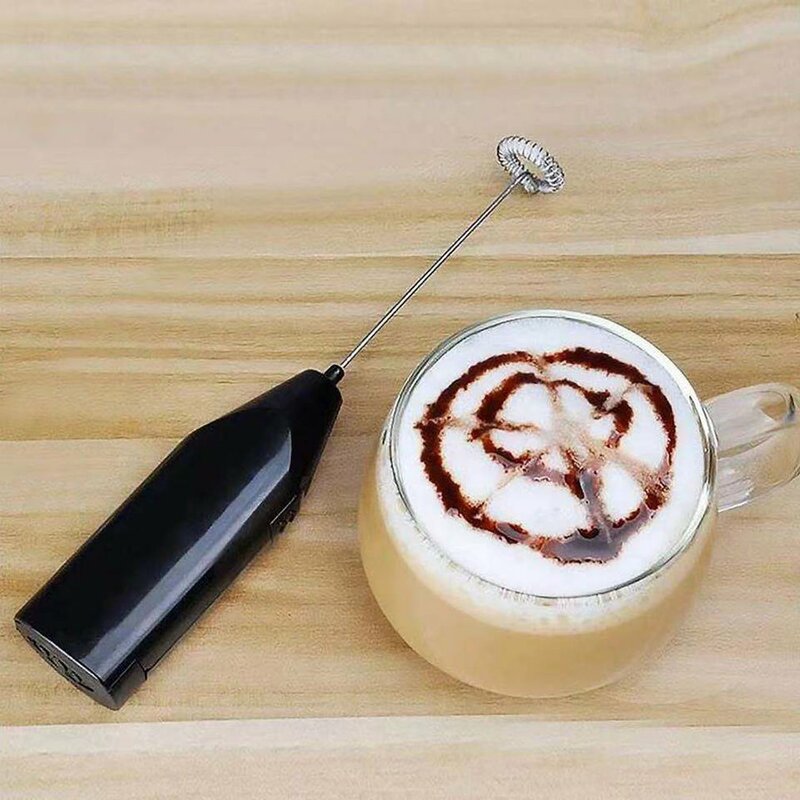 Leite elétrico foamer máquina de café misturador mão moído cappuccino espuma liquidificador batedor ovo tipo conveniente pequena potência