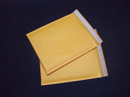 Yellow kraft paper Bubble Paper Envelopes Gifts Package Mailers 90X130mm 10 Pcs/set