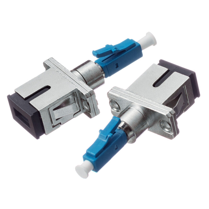 Hybrid Optical Fiber Connector Adapter Fiber Optic Coupler Cable Joint LC Male to SC Female Fiber Coupler