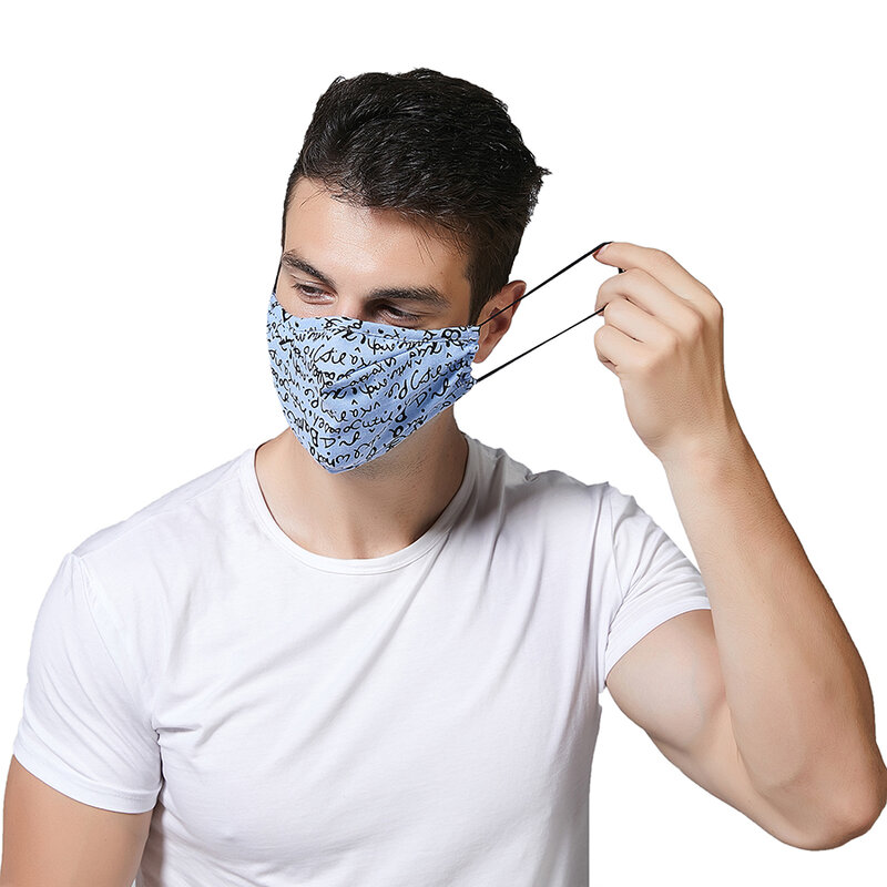 1 セットユニセックス再利用可能な保護PM2.5 フィルター洗える口防塵フェイスマスク防風口マッフル細菌maska