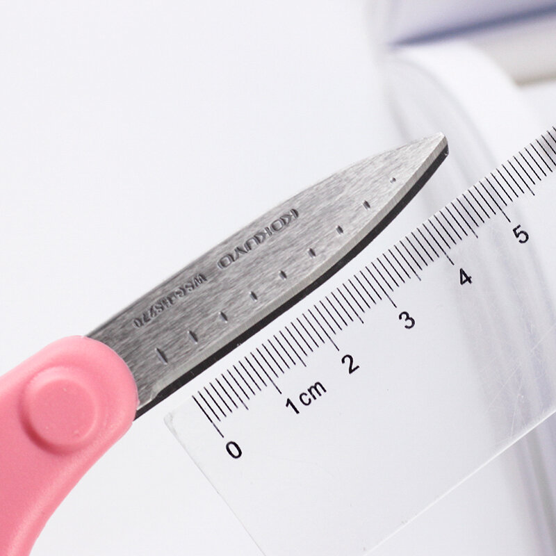 KOKUYO – ciseaux pour enfants gauchers ou droitiers, bricolage, pour étudiants, outils de coupe du papier Standard WSG-HS27, lame à Angle plat sûre