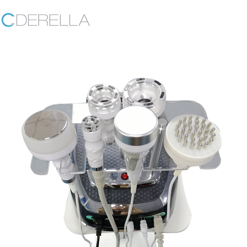 Mesin Kavitasi Ultrasound 80K Portabel Pembentuk Tubuh Anti Selulit Pemijat Vakum Vibrator DDS untuk Perangkat Salon Spa