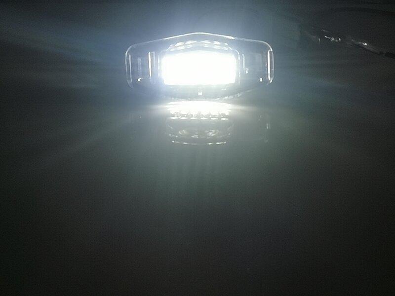 Luz de matrícula LED OEM de xenón, Blanca, para Honda Civic Accord Pilot Odyssey, Acura MDX RL TL TSX ILX #34100S0A013
