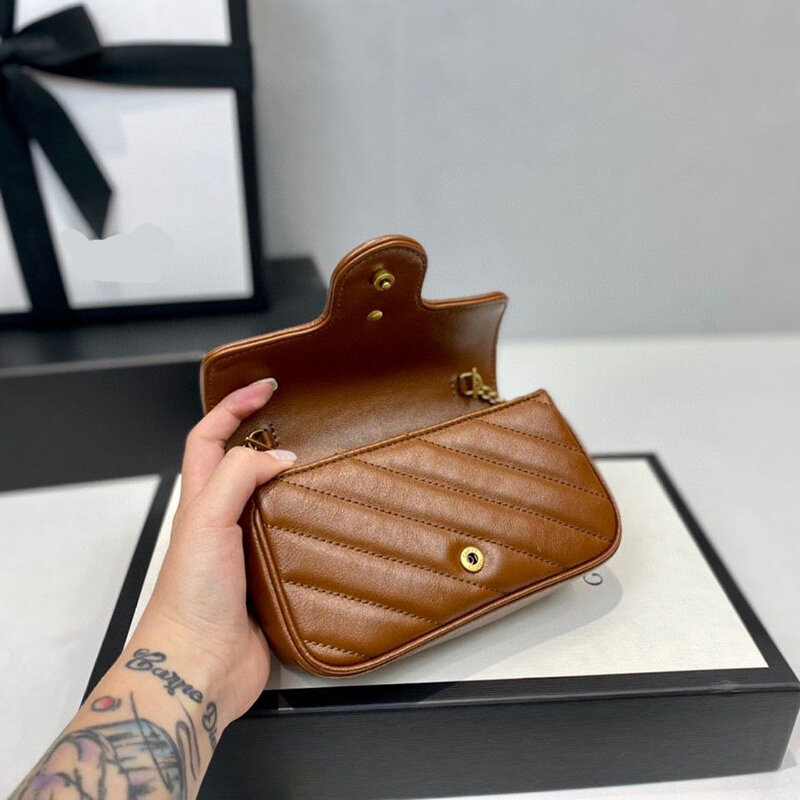 Original Luxury brand single shoulder bag handbag brand classic real leather bag top high quality chain bag designer messenger