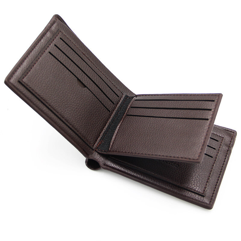Новый корейский Повседневный бумажник большой емкости многофункциональный мужской короткий бумажник s многофункциональный бумажник для к...