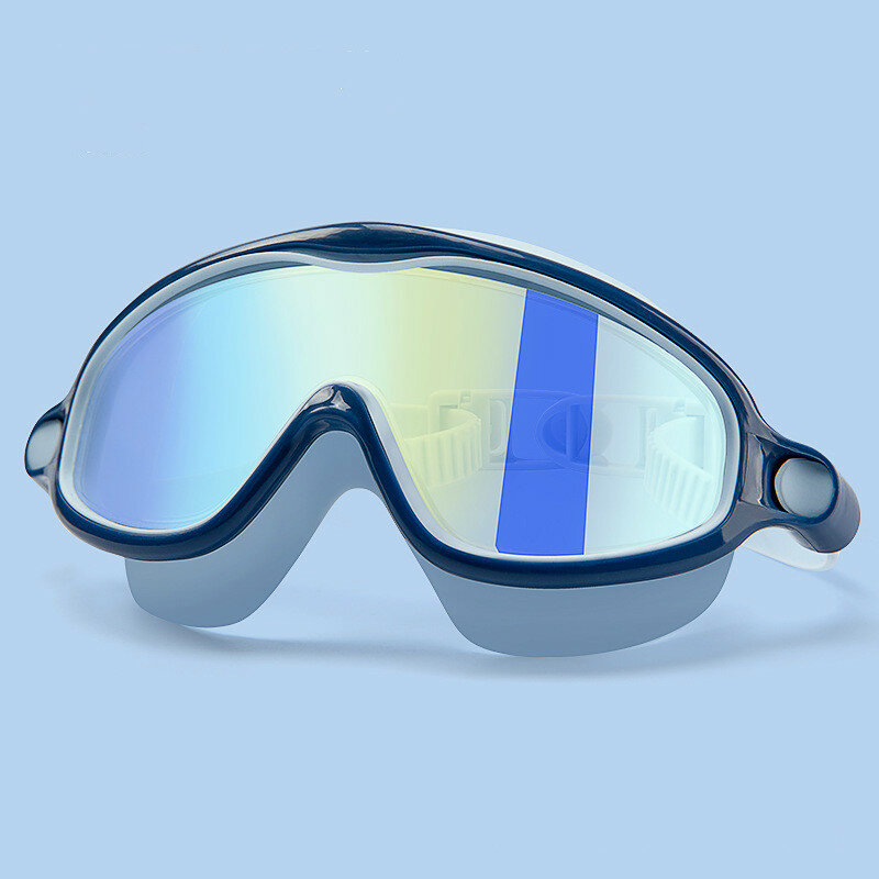 gafas de natación Anti-Niebla gafas de natación impermeables con espejo de silicona Gafas de natación ajustables protección UV para niños 