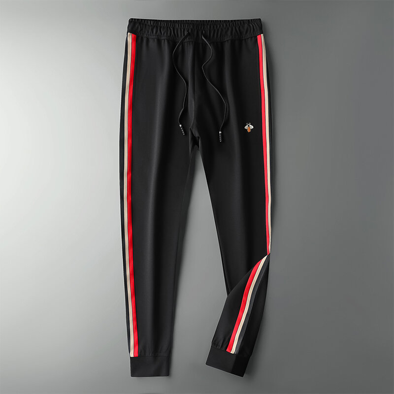 2021 спортивные штаны для бега, мужские повседневные облегающие хлопковые брюки, штаны для тренировок в тренажерном зале и фитнеса, Мужская В...