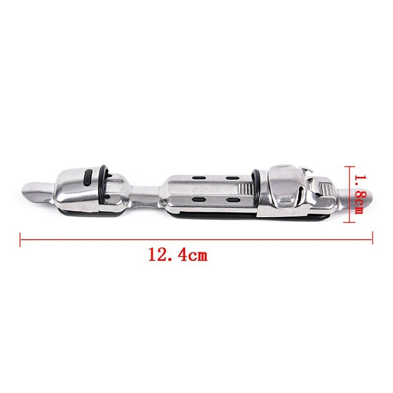1pc stainless steel fishing rod seat wheel rod bridge bridge fishing reel clip seat bridge fishing tool accessories
