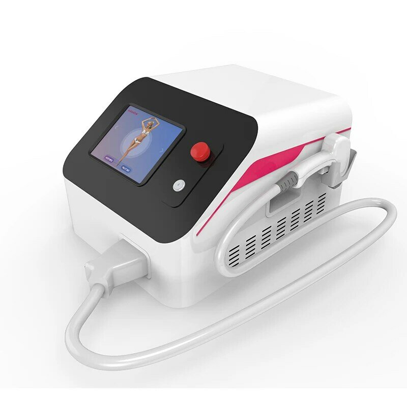 Аппарат для лазерной эпиляции, аппарат для удаления волос с диодным лазером 808 нм, устройство для безболезненной и холодной эпиляции с долго...