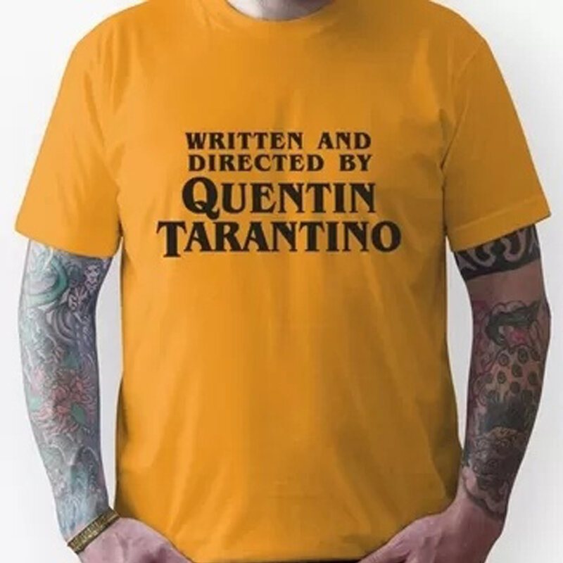 Gildan Quentin Tarantino Tribute T-shirt Mannen Unisex Vrouwen Pulp Fiction Grafische Tees Reservoir Honden Grunge Shirt Top Kleding
