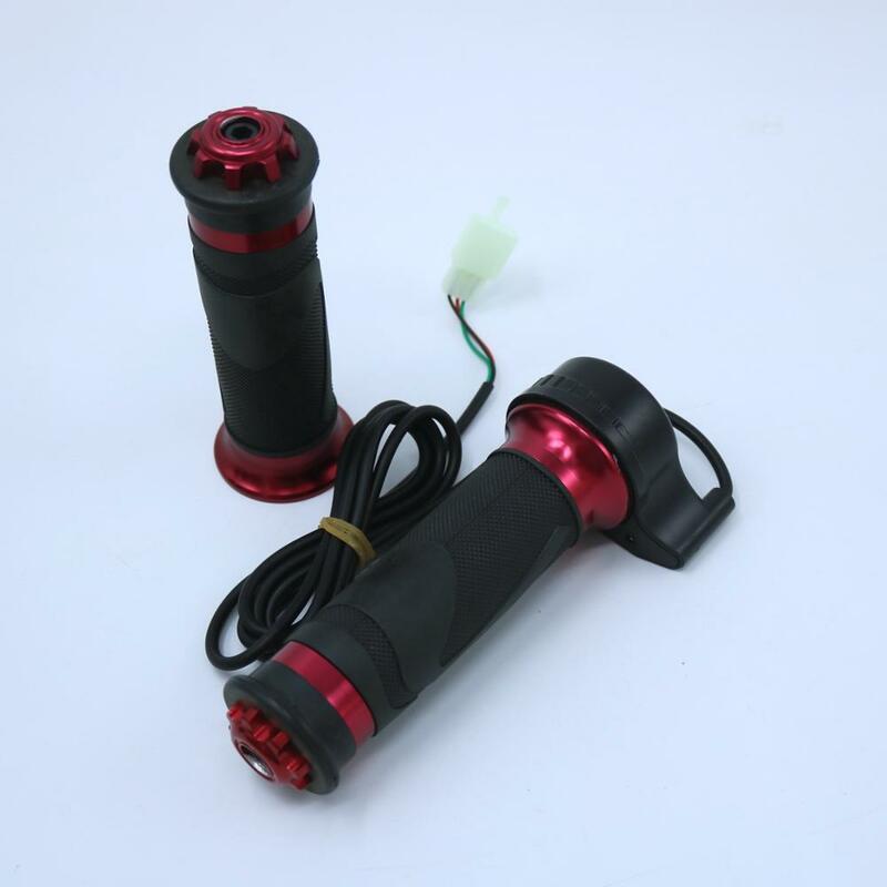 Комплект ручек из алюминиевого сплава для электрического велосипеда/скутера/мотоцикла, ручка газа/дроссельная заслонка/акселератора