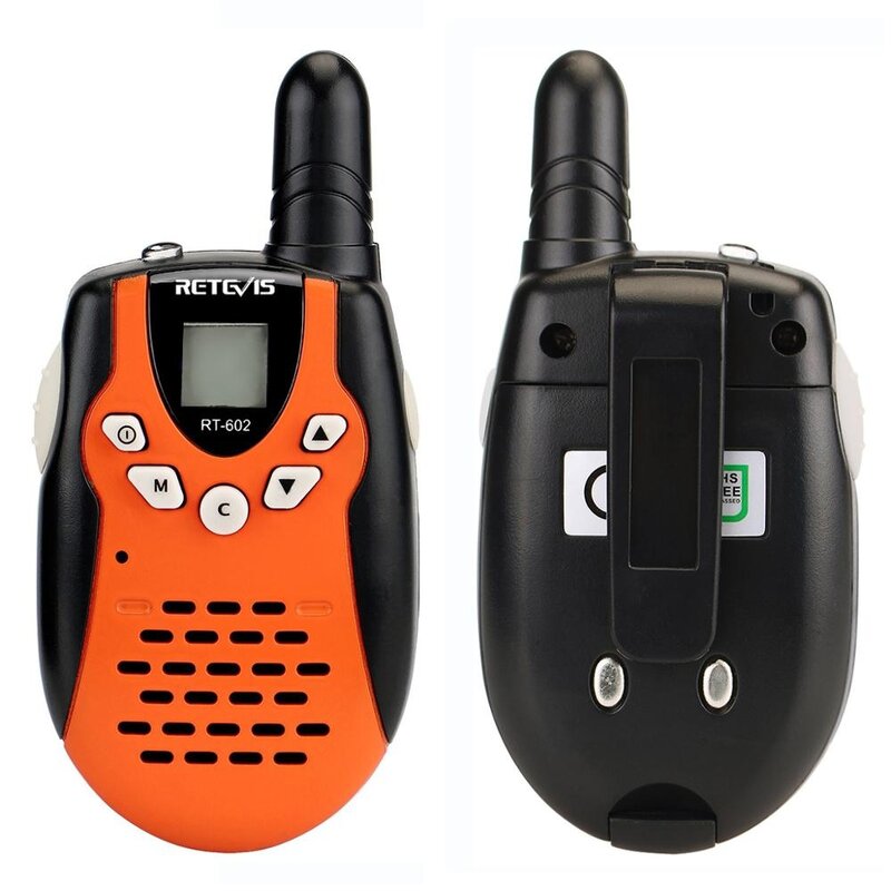 2022.Rt602 walkie talkie children's charging 2 UDS 0.5W Radio Children's battery best children's toy gift walkie talkie